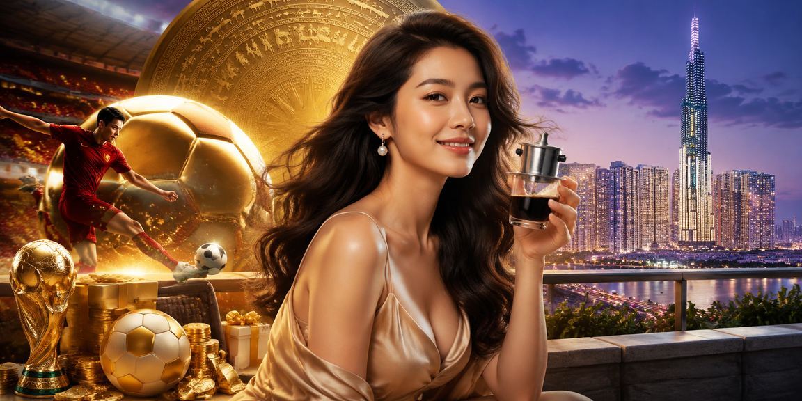 Người hâm mộ bóng đá tại TP. Hồ Chí Minh theo dõi kèo cược cao trên điện thoại bên ly cà phê