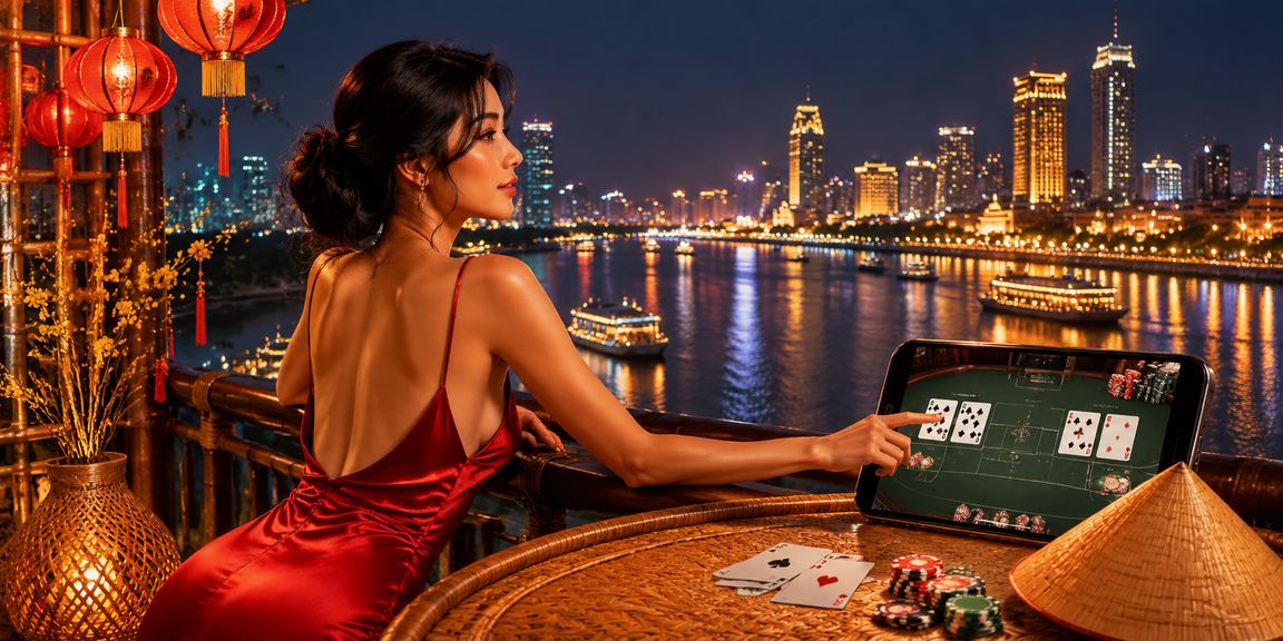 Giao diện bàn Baccarat live tại vùng Mekong – 12400